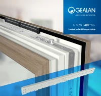 Plastikiniai langai GEALAN-CAIRE® flex su pasyvia vėdinimo sistema