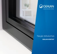 GEALAN-KONTUR® – nauja aukščiausios klasės langų sistema orientuota kaustyti aliuminiu