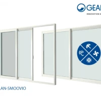 Stumdoma plastikinių langų ir durų profilių sistema GEALAN-SMOOVIO