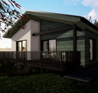 Mažo namo šlaite projektas 
