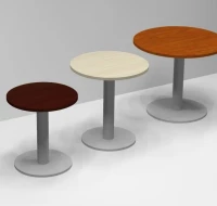 Apvalus posėdžių, kavos staliukas ant metalinės kojos LD700