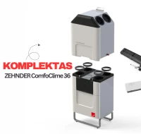 Zehnder ComfoClime 36 komplektas