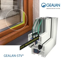 Stiklo klijavimo visu perimetru technologija GEALAN STV®