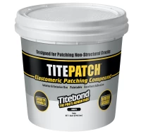 Titebond TITEPATCH: Tepimui teptuku - Lygus Elastomerinis Užtaisymo Mišinys Įtrūkimams ir Plyšiams (kaip glaistas/hermetikas). Vidus/Laukas 1L