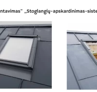 EDQ Stoglangiukas sistema – Velux stoglangių apskardinimas - ,,Stoglangiukas
